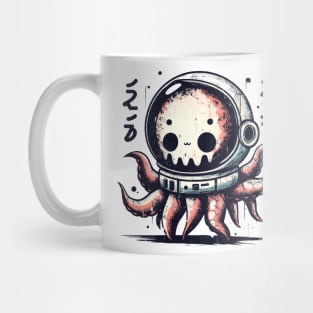 Octopus astronaut horror Mug
